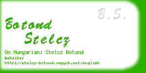 botond stelcz business card